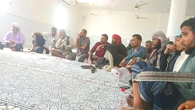الصورة أرشيفية من لقاء سابق لمقاومة الحوطة وتبن